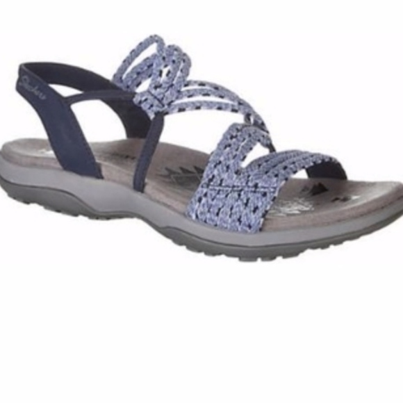 skechers reggae sandals memory foam